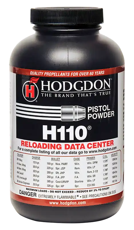 Hodgdon H110 Smokeless Powder for Pistols and Shotguns - 1 lb