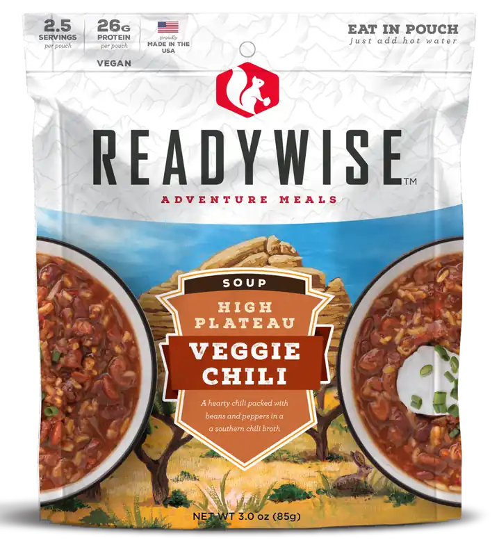 ReadyWise Chili Mac with Beef - 2.5 Servings, 6-Pack Resealable Pouches