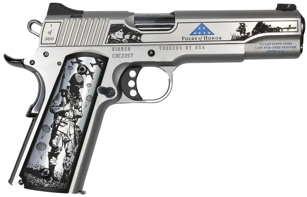 Limited Edition Folds of Honor 45 ACP Pistol with Engraved