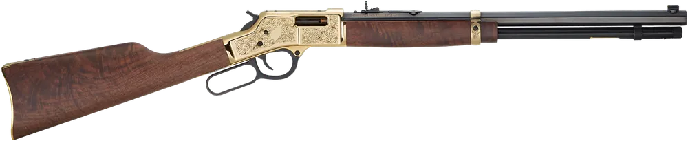 Henry H006CD3 Big Boy Deluxe 3rd Edition .45 Colt Lever-Action Rifle with Engraved Brass Receiver and Walnut Stock
