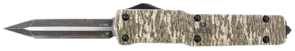 Templar Knife MZMOB121 Slim OTF Dagger with Black Oxide D2 Blade and Mossy Oak Handle
