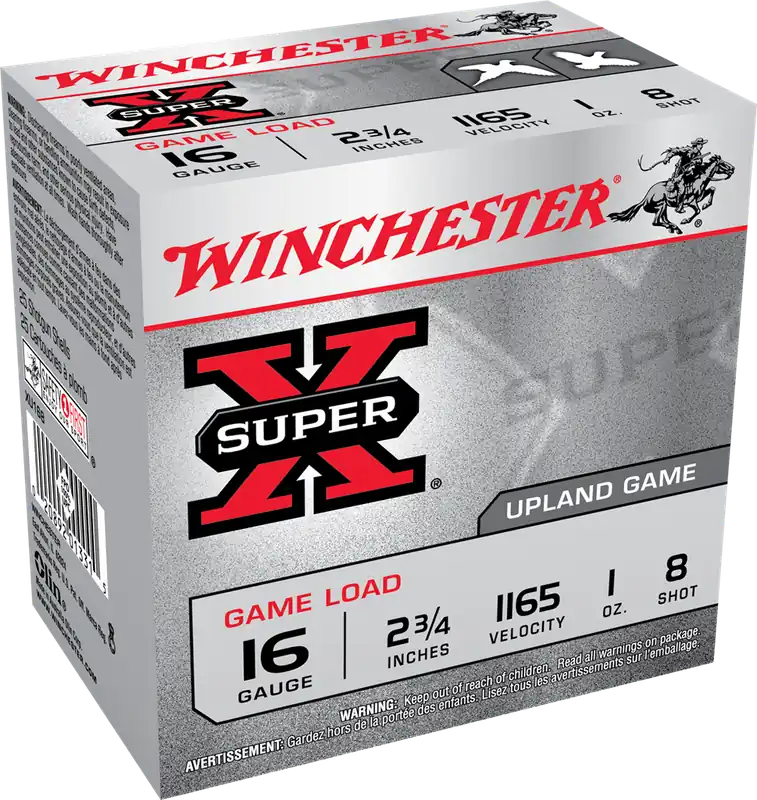 Winchester Super X 16 Gauge Game Load Ammo - 25 Rounds