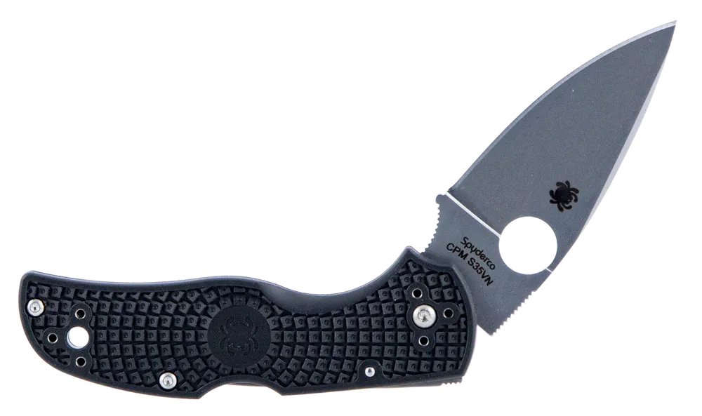 Spyderco Native 5 Lightweight Folding Knife with 2.95" CPM S35VN Blade and Black FRN Handle