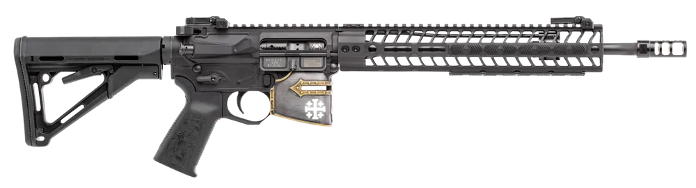 Spikes STR5625M2R Rare Breed Crusader 5.56 NATO 14.5" Black Anodized with Magpul CTR Stock