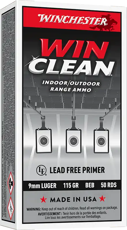 Winchester Super X 9mm Luger 115gr Winclean Ammo - 50 Rounds