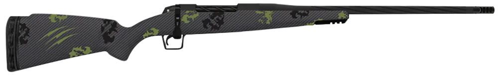 Fierce Firearms Twisted Rage 280 Ackley Improved Rifle with Forest Camo Carbon Fiber Stock