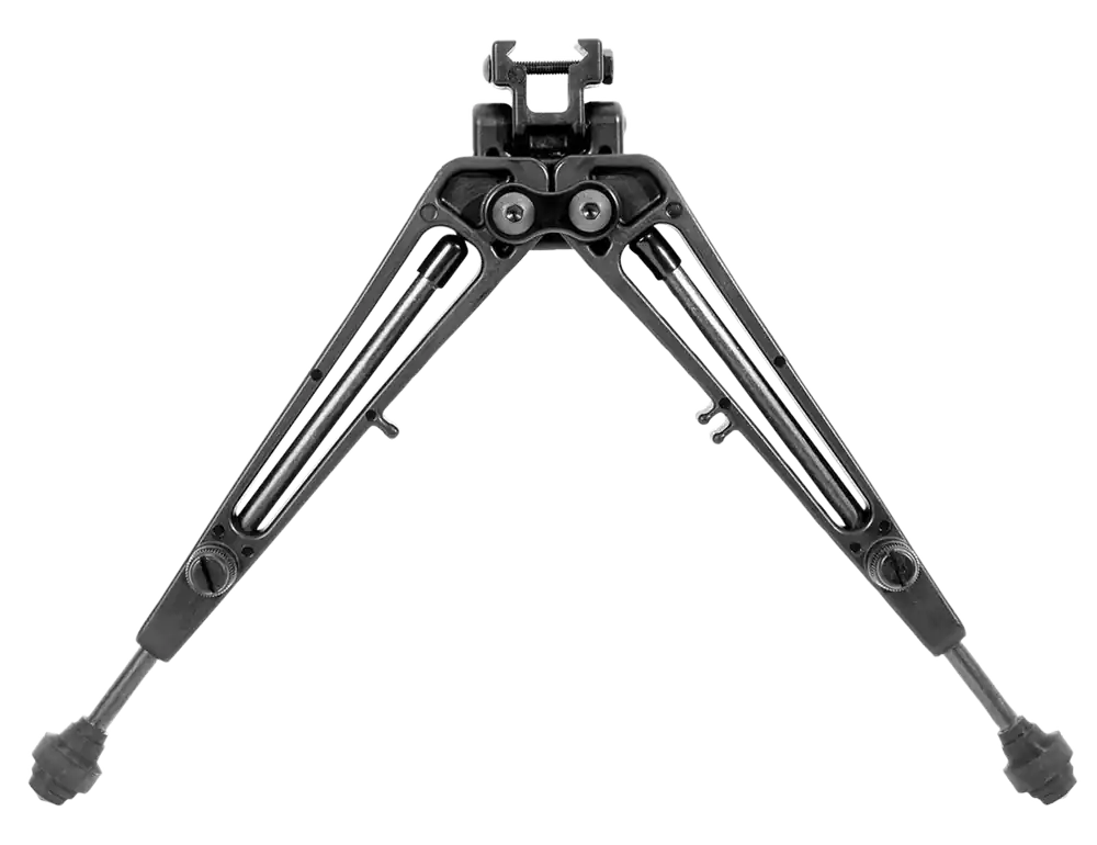 Limbsaver 12650 True-Track Bipod with Picatinny Rail, 7-11" Adjustable, Black Isoplast Finish