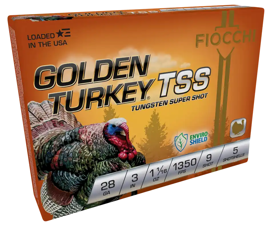 Fiocchi Golden Turkey TSS 28 Gauge 3" 9 Shot Ammunition