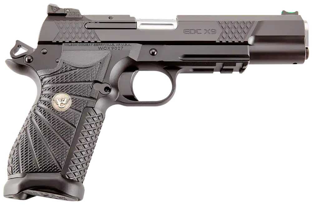 Wilson Combat EDC X9L 9mm Luger Pistol with Black DLC Slide and G10 Starburst Grip
