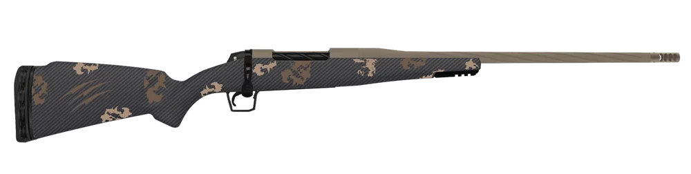 Twisted Rogue Mini 300 PRC Rifle with Smoked Bronze Finish and Sonora Ambush Camo Stock