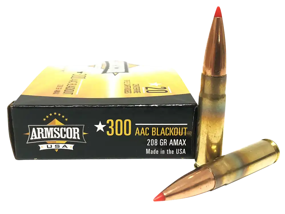 Armscor USA 300 Blackout 208gr Hornady A-Max Ammo - 20 Rounds per Box