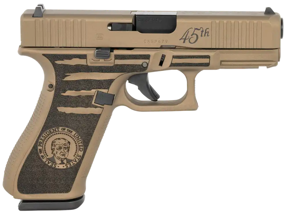 Glock G45 Gen5 9mm Luger 17+1 Compact with Black GMB Barrel and Picatinny Rail