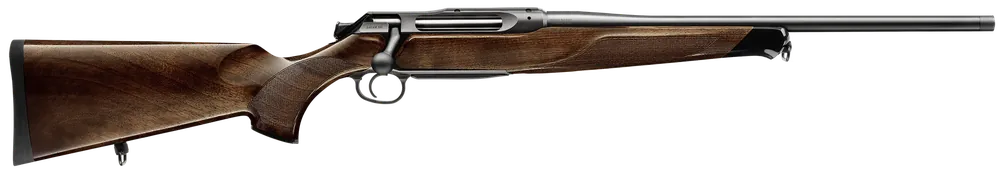 Sauer 505 Lux .375 H&H Mag Rifle with 24" Blued Barrel and Grade 5 Wood Stock
