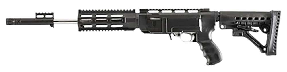 Archangel AA556RNB AR-15 Style Conversion Stock for Ruger 10/22 - Black Synthetic, 6-Position Collapsible
