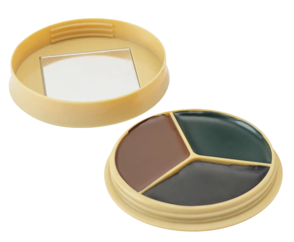 HME Camo Face Paint Kit - Black, Brown, Dark Green