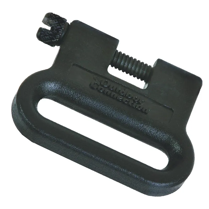 Outdoor Connection Brute Swivel Set, Black 1" Synthetic BRT-79200