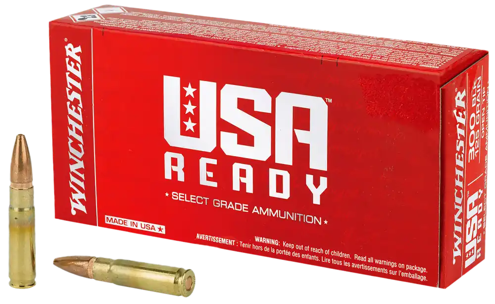 Winchester 6.8mm Remington SPC 115gr FMJ Ammo - 100 Rounds