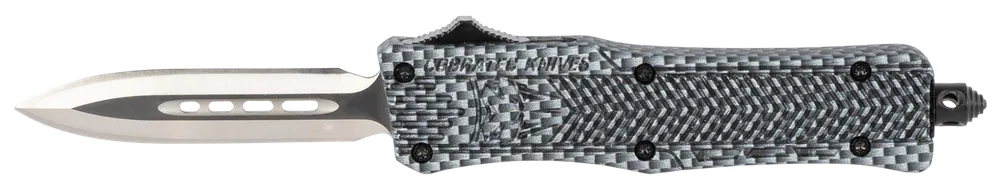 CobraTec CTK-1 Small OTF Dagger with D2 Steel Blade and Carbon Fiber Handle