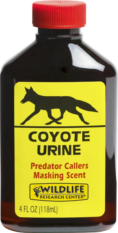 Coyote Urine Attractant: 4 oz Wildlife Research Bottle