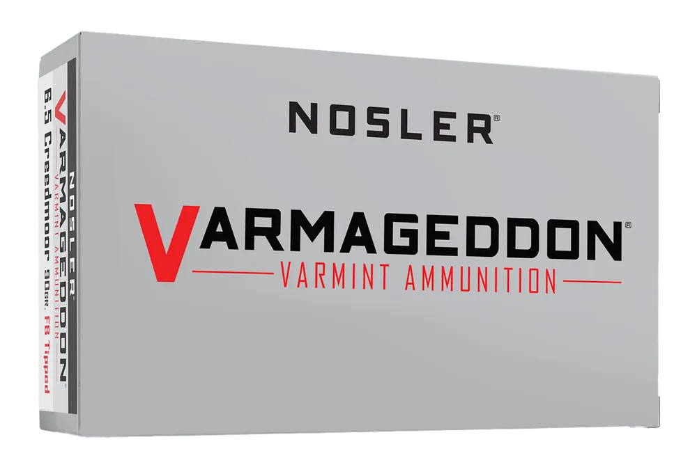 Nosler Varmageddon 6.5 Creedmoor 90gr Ammo - 20 Rounds per Box