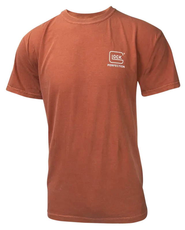 Glock AA75112 Rust Orange Cotton T-Shirt - Small