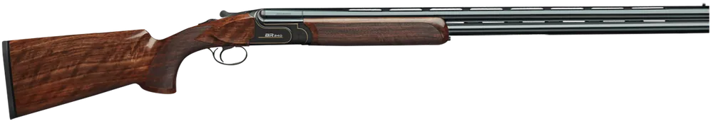 Rizzini BR240 Sporting 28 Gauge Shotgun with Engraved Wood Stock and Nickel Chrome Steel Receiver