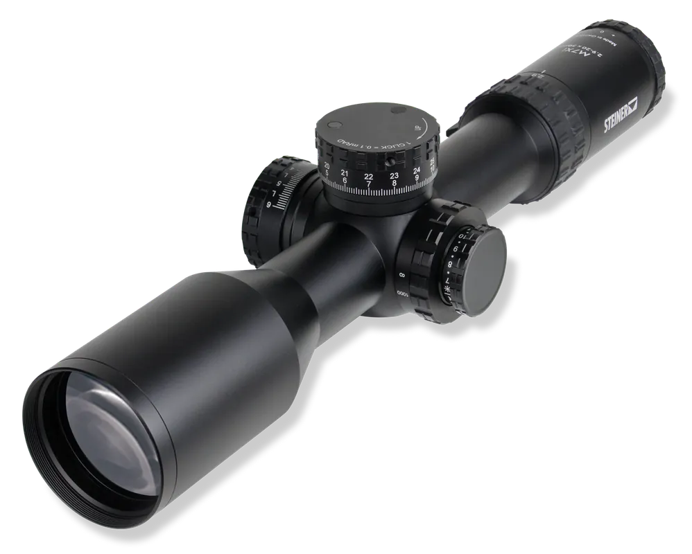 Steiner M7Xi 2.9-20x50mm Scope with Tremor 3 Reticle, 34mm Tube, Black