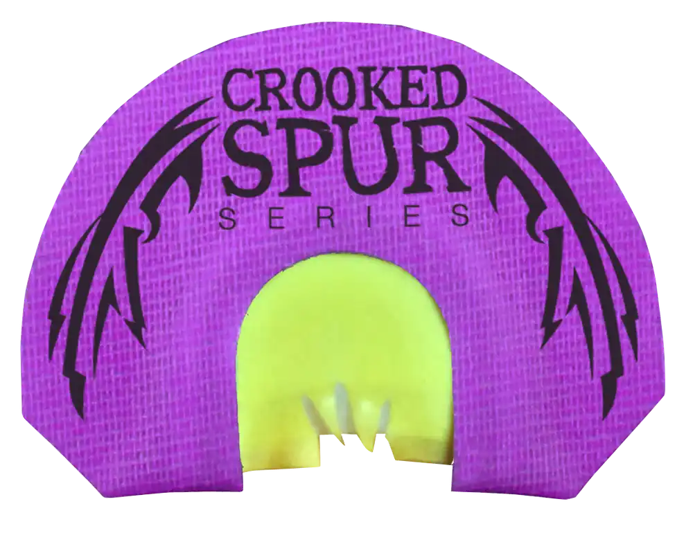 Foxpro CSMOUTHVFANG Crooked Spur V-Fang Triple Reed Turkey Call - Purple