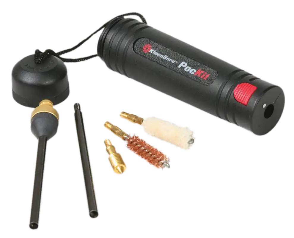 Compact Cleaning Kit for .44/.45 Caliber Handguns - KleenBore POC226 PocKit