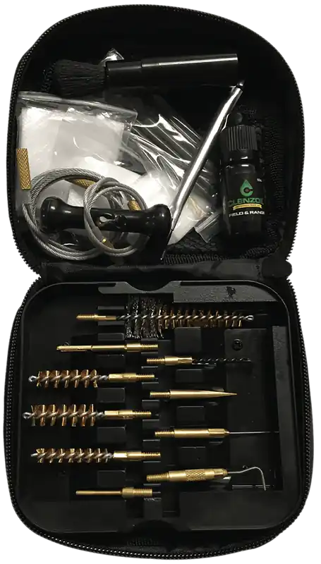 Clenzoil 2236 Tactical Cleaning Kit for Pistols & Rifles - 17 Piece Set, Black
