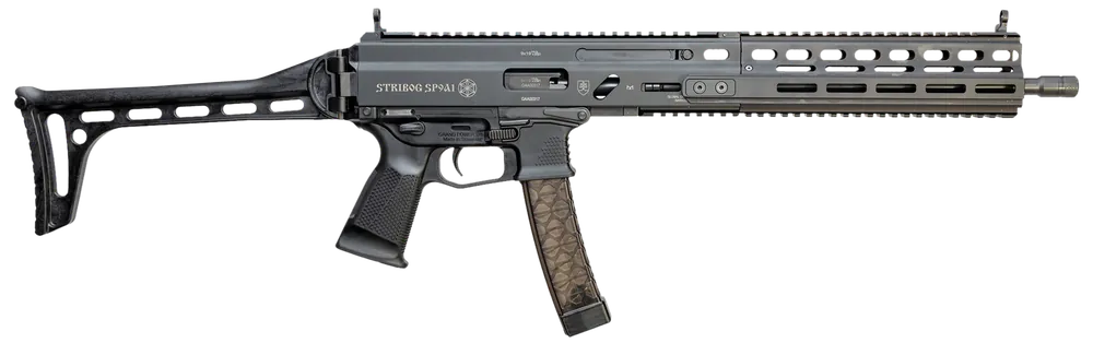 Grand Power Stribog SP9A1 9mm Luger 30+1 Capacity 16" Barrel Black Finish