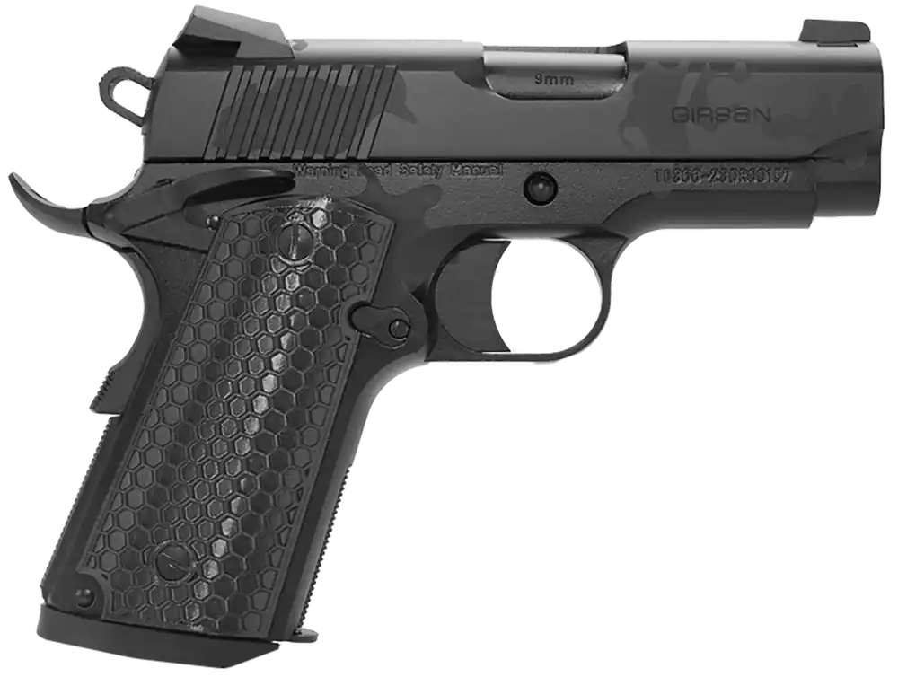 Girsan MC1911 SC Untouchable 9mm Sub-Compact Pistol, Black Camo Finish