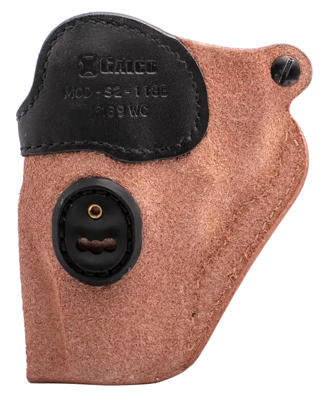 Galco Scout 3.0 IWB Leather Holster for Ruger SP101 - Ambidextrous, Natural/Black