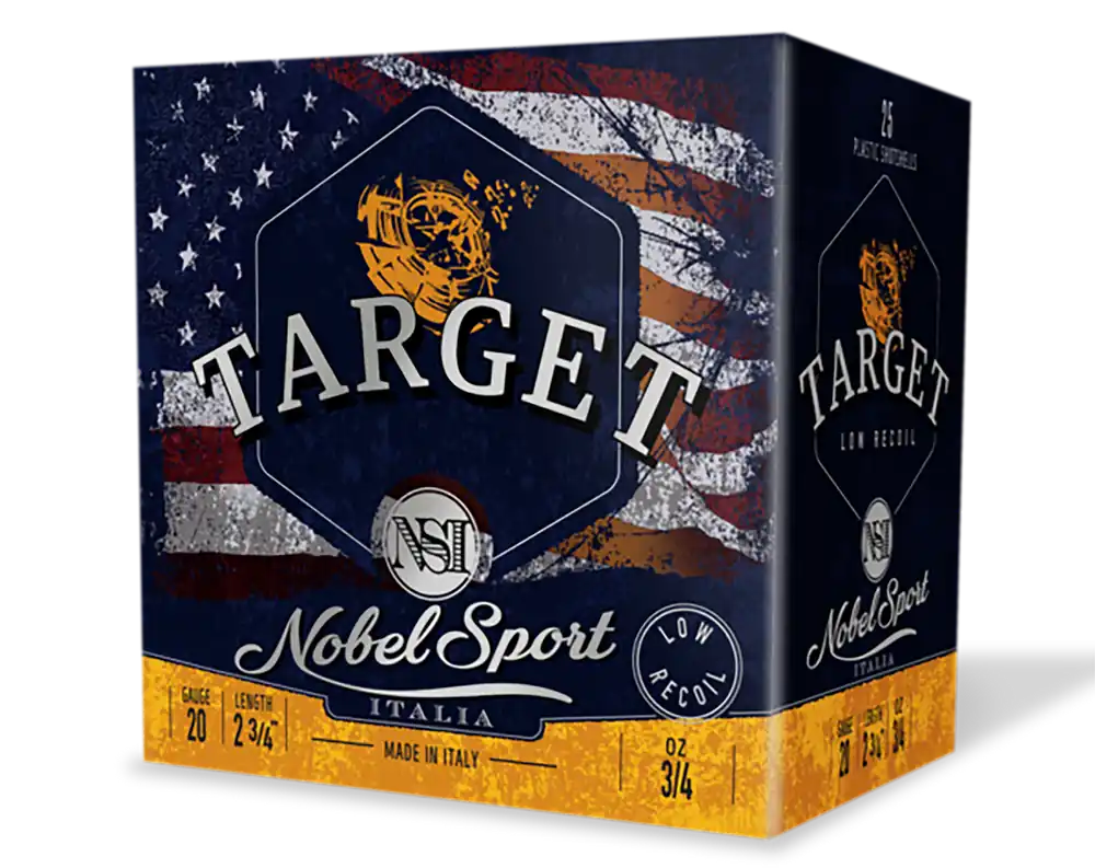 Nobel/Eurosports 20 Gauge Low Recoil Target Ammo - 25 Rounds