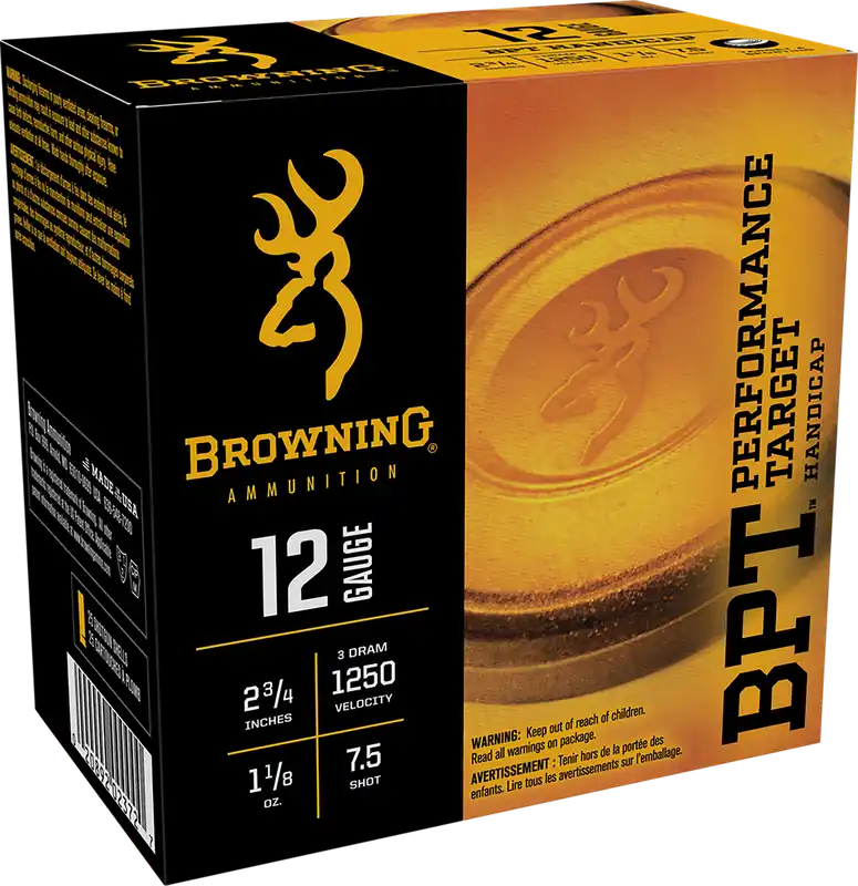 Browning BPT Performance Target Handicap 12 Gauge Ammo - 25 Rounds