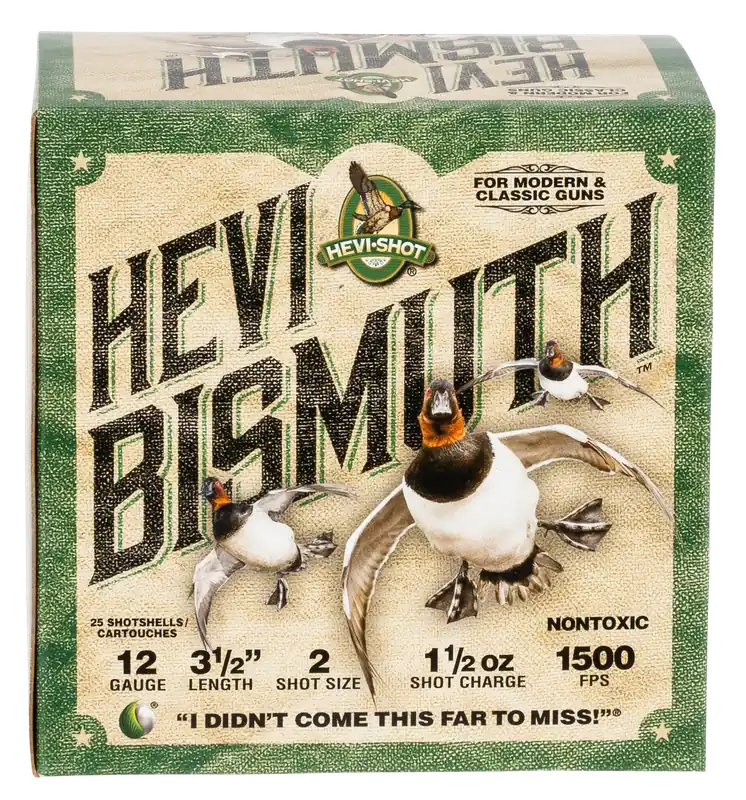 HEVI-Shot HS14502 12 Gauge Bismuth Ammo - 25 Box/10 Case