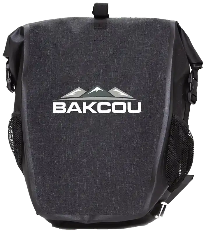 Bakcou E-bikes APB Pannier Bag Set - Black Heavy Canvas Fabric