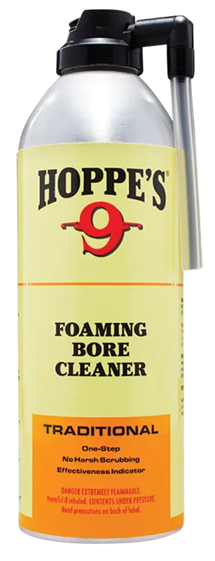 Hoppe's 908 No. 9 Bore Cleaner Foam - 12 oz Spray for Copper & Powder Residue Removal