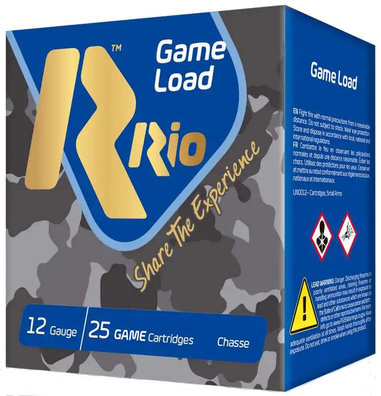 Rio Ammunition SG328 12 Gauge High Velocity Game Load 25/Box