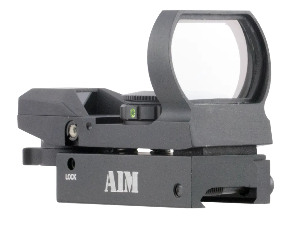 Aim Sports Reflex Sight Warfare Edition 1x24mm Red/Green Reticle Matte Black