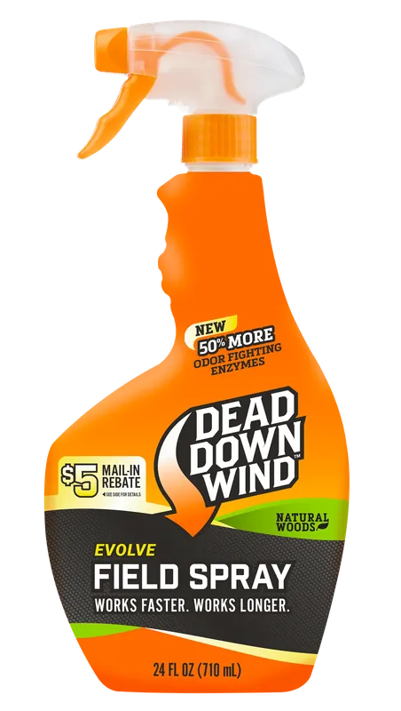 Dead Down Wind Evolve Field Spray - Natural Woods Scent, 24 oz Trigger Bottle