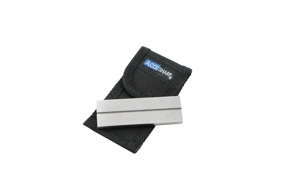 AccuSharp 027C Dual-Grit Diamond Pocket Sharpener Gray