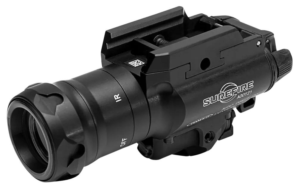 SureFire X400VHBIRC MasterFire 350 Lumens LED/Infrared Laser Illuminator - Black Anodized