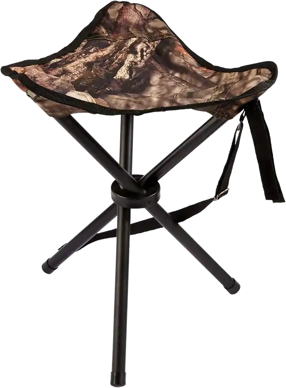 Ameristep AMSAMEFT1010 Tripod Stool - Heavy Duty Mossy Oak Break-Up Country Fabric/Steel