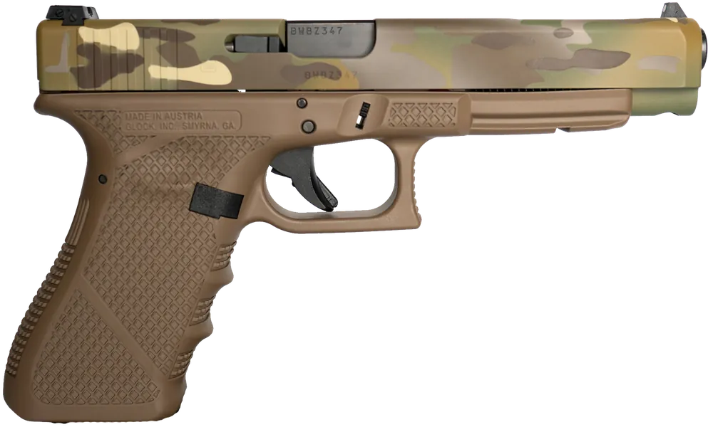 G34 Gen3 Competition 9mm Pistol with Mesh Stippling and Picatinny Rail