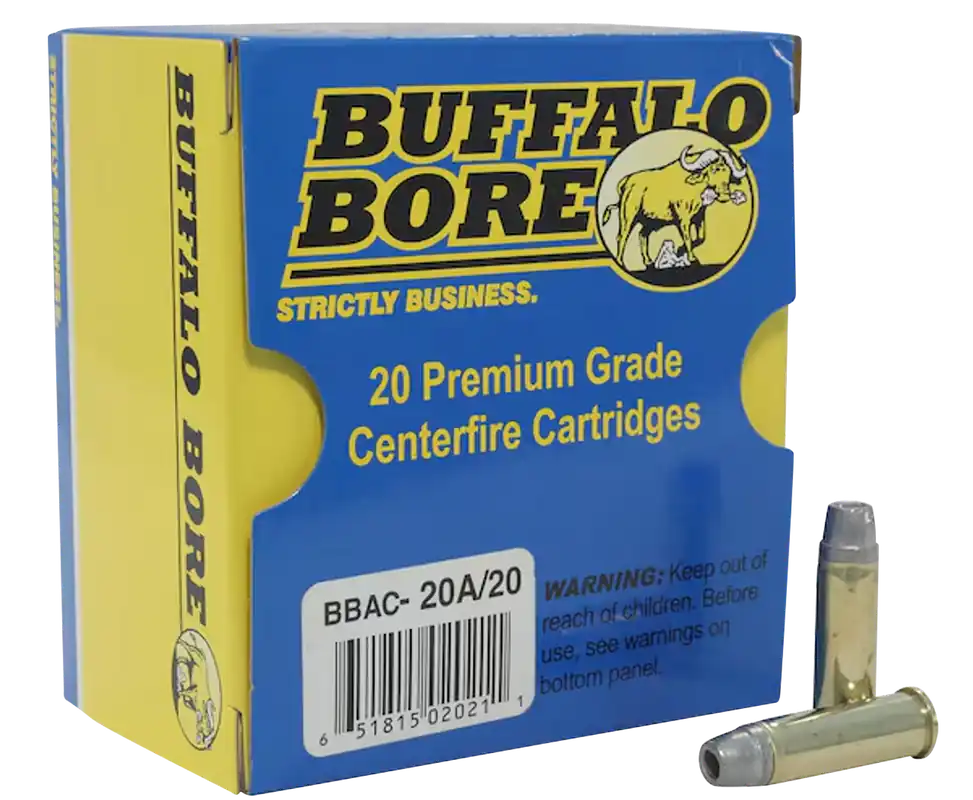 Buffalo Bore 38 Special +P 158gr SCHP Ammo - 20 Rounds