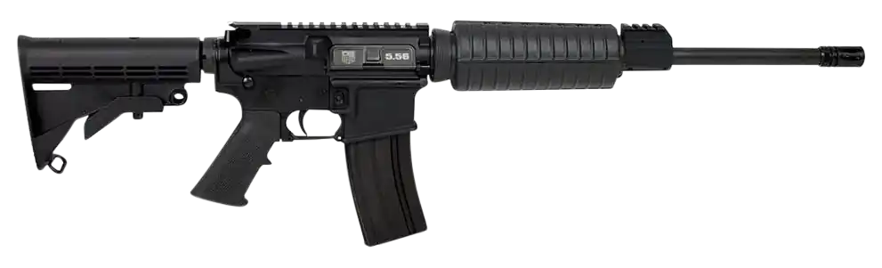 Diamondback DB15 5.56 NATO Rifle with 16" Barrel and 30+1 Capacity, Black Finish