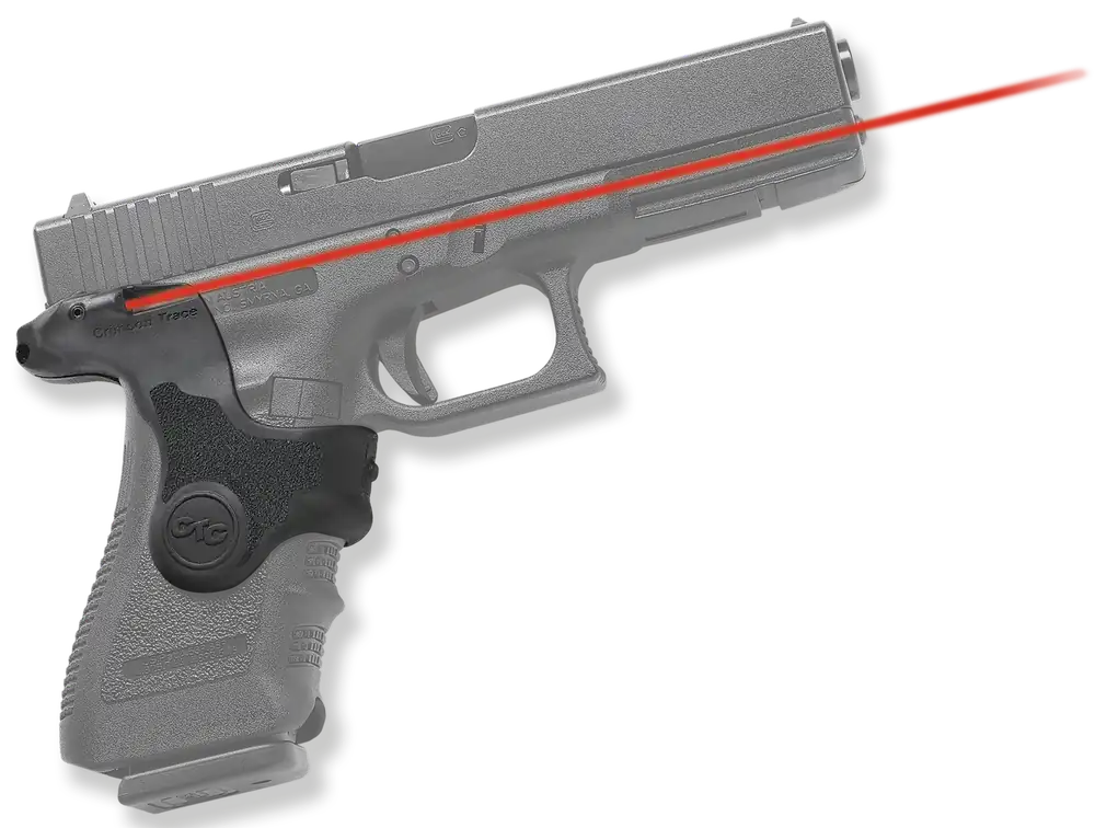 Crimson Trace LG-417 Lasergrips for Glock Gen 3 17/19 - Black with Red Laser