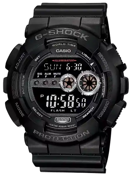 G-Shock Tactical Black Stainless Steel Bezel GD1001B Distribution