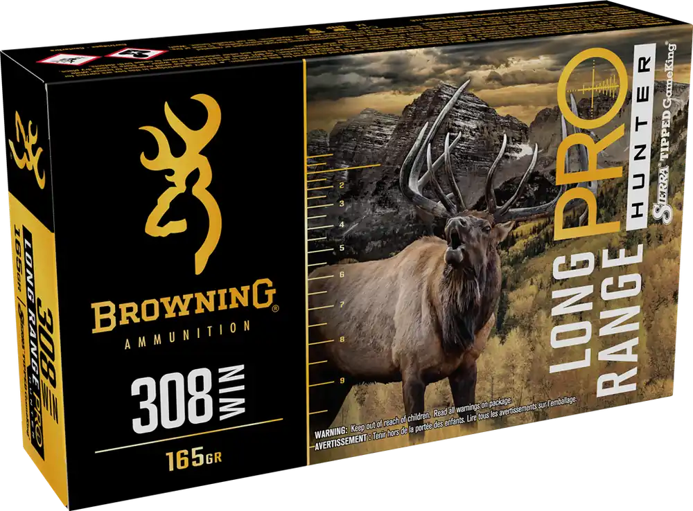 Browning Long Range Pro .308 Win 165gr Ammo - 20 Rounds per Box